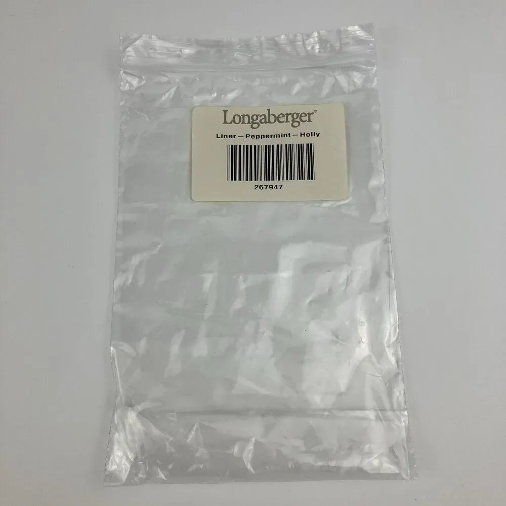 Longaberger Peppermint Red Basket 1999 | /w Liner 5
